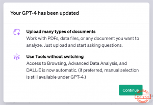 GPT-4升级:All Tools模型上线,数据库更新至2023年4月-sorryios