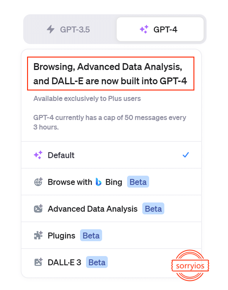 图片[1]-GPT-4升级:All Tools模型上线，数据库更新至2023年4月
